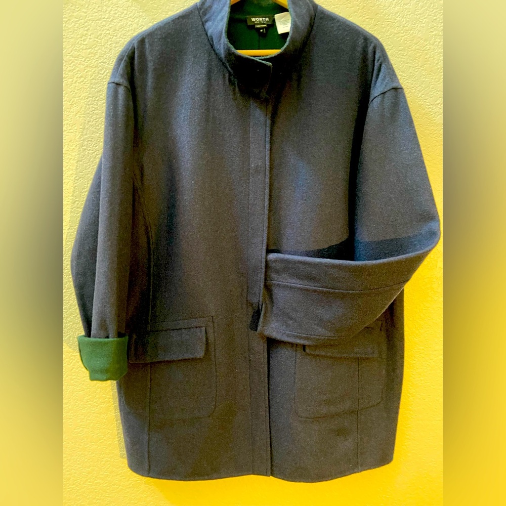 WORTH OversizedWool Blend Coat.Sz M